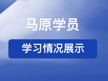 马原学员学习情况展示